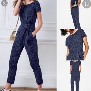 Boden Caitlin Polka Dot Jumpsuit